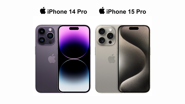 So sánh iPhone 15 Pro và iPhone 14 Pro 